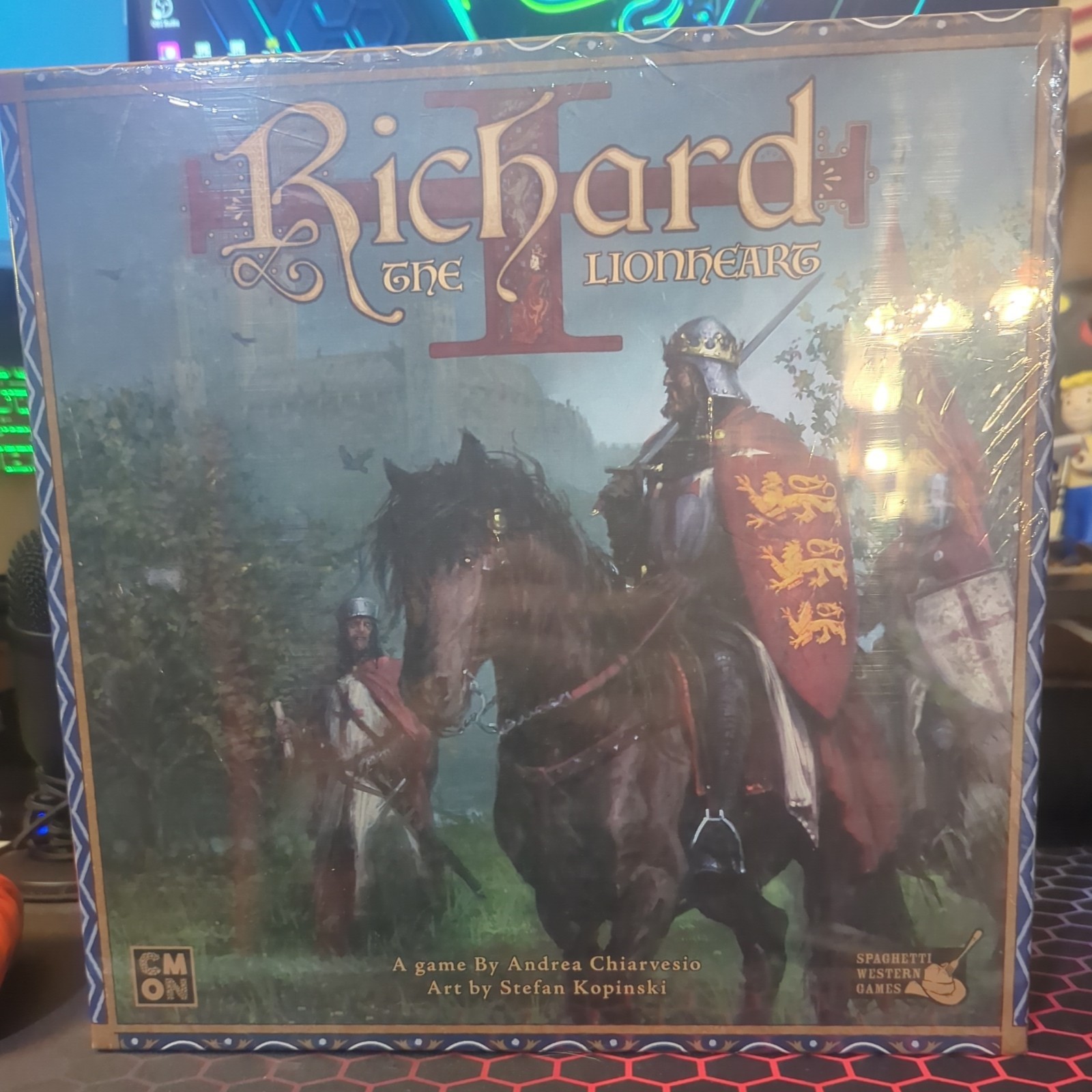 CMON Richard the Lionheart Medieval Board Game Complete 2+ Players 14+