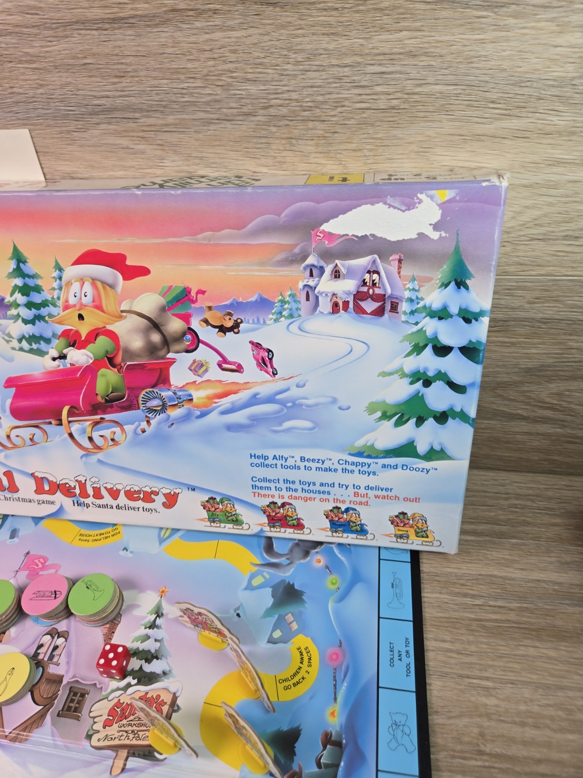 *RARE* Vintage 1983 Santa’s Special Delivery Board Game True Image 99% Complete