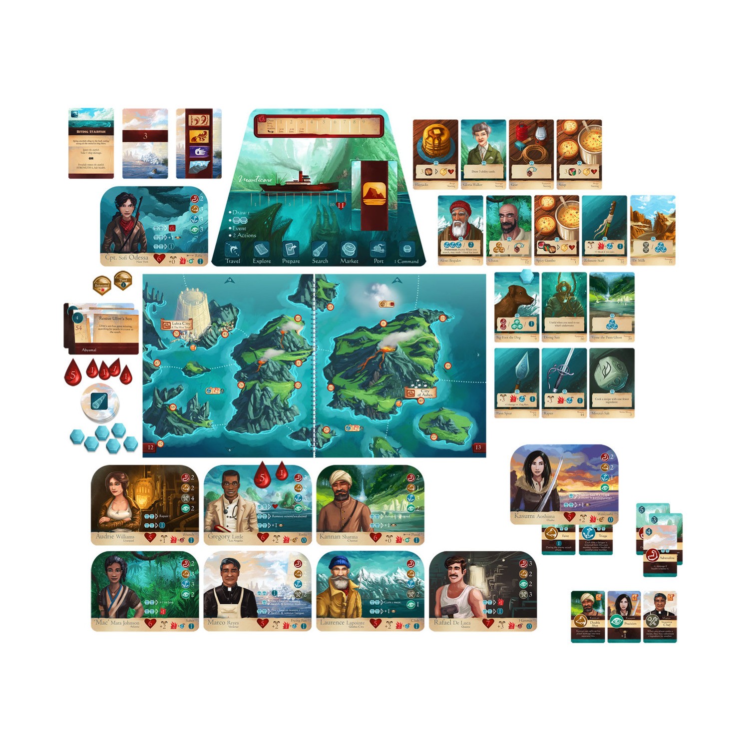 Red Raven Board Games Sleeping Gods SW (New)
