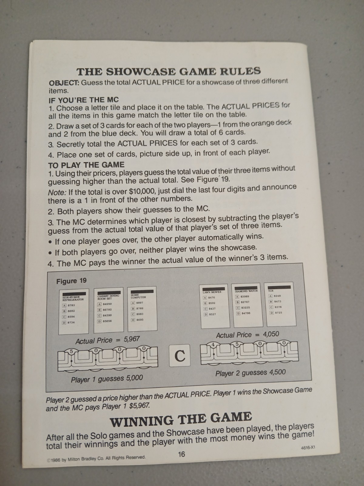 VTG 1986 The Price Is Right Game (12 Games) Milton Bradley 100% COMPLETE