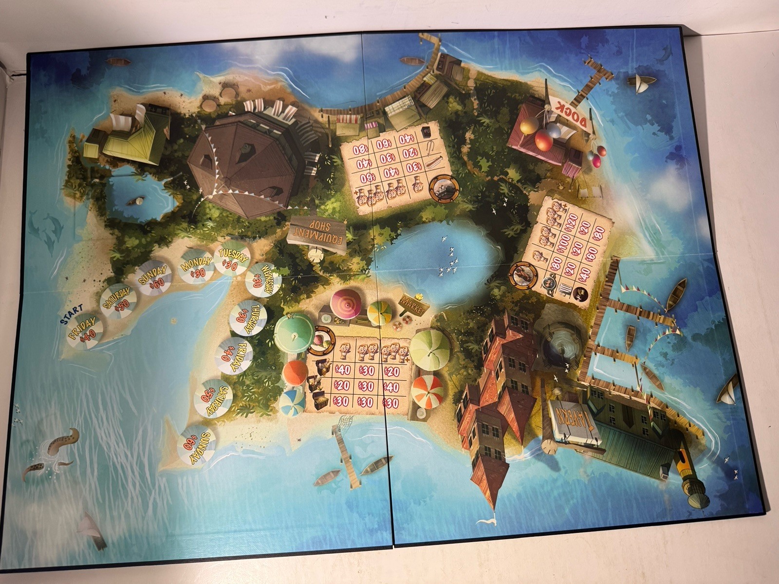 Key Largo Strategy Family Board Game 2007 Titanic Games New Open Box