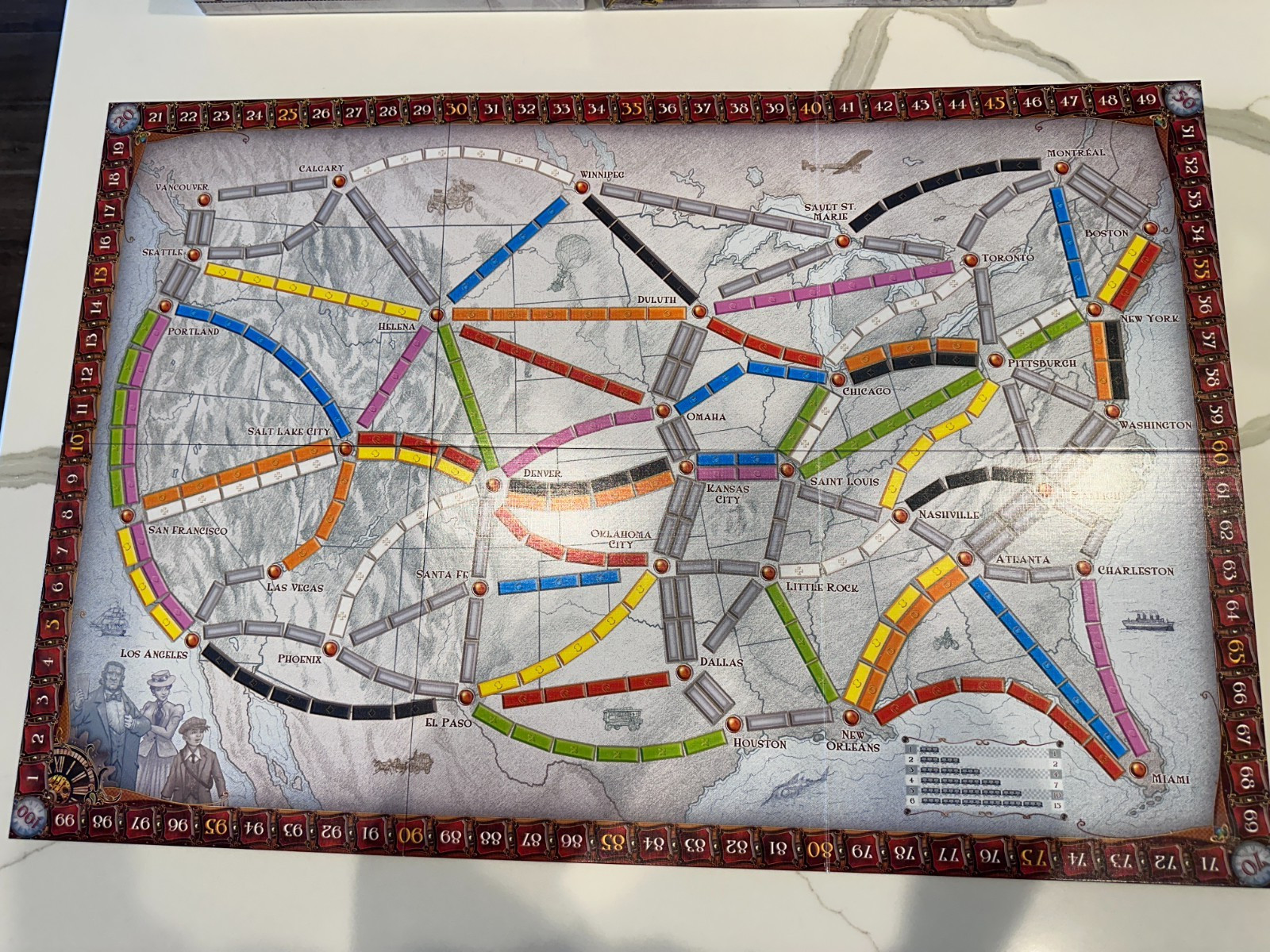 Days of Wonder Ticket To Ride Train Adventure Game – 2024 version