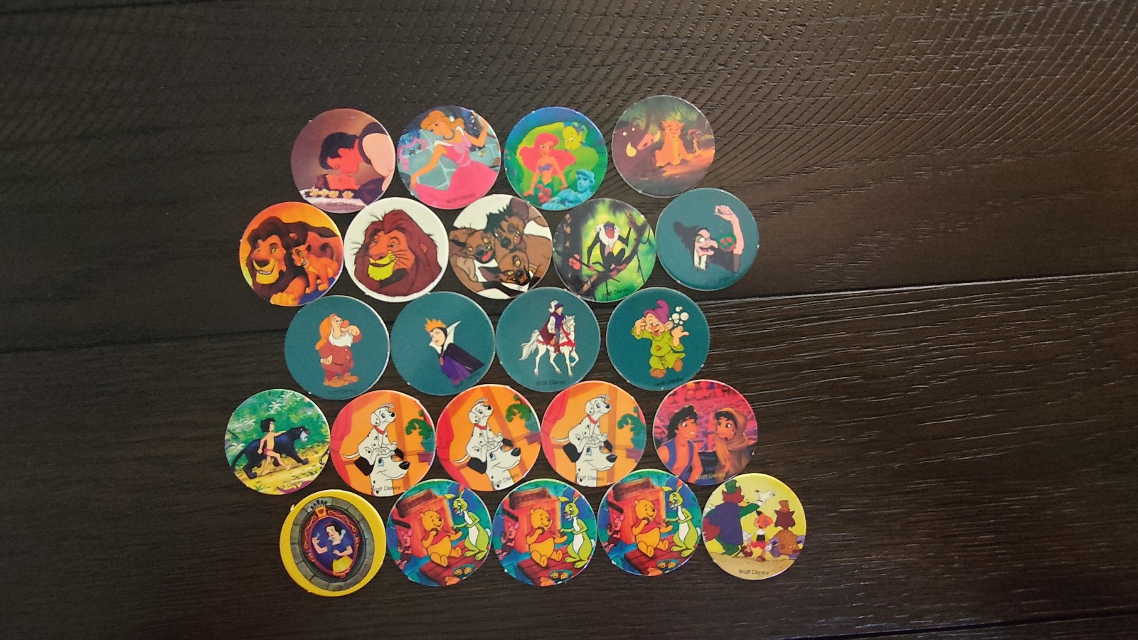 Walt Disney Branded 23pc Vintage Pog Set