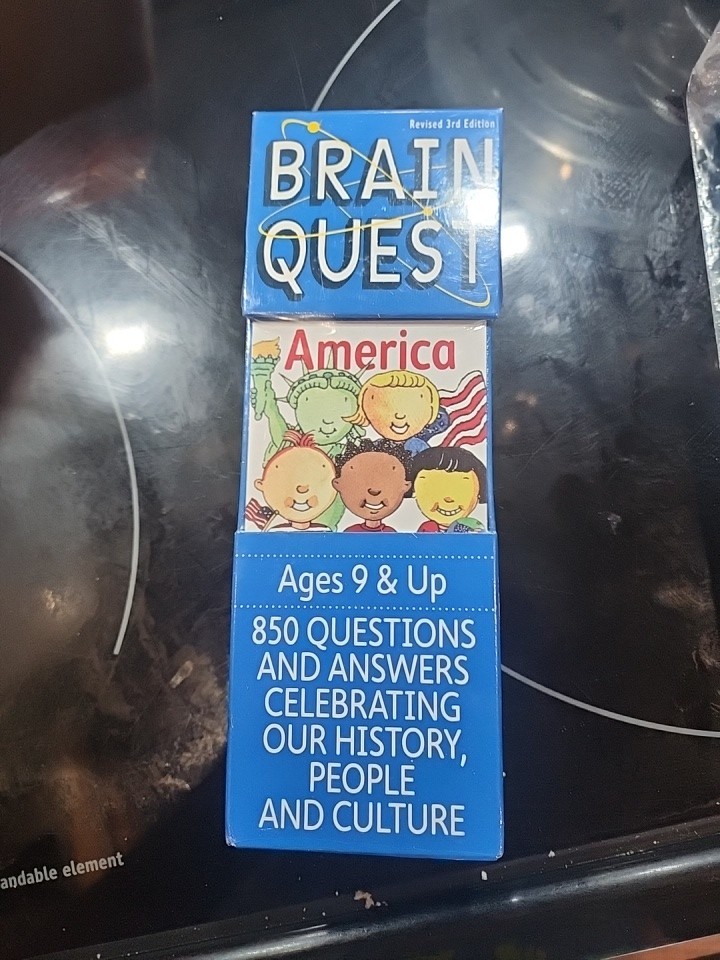 Brain Quest~America~Educational Trivia Game~Revised 3rd Edition~Deck~Ages 9 & Up