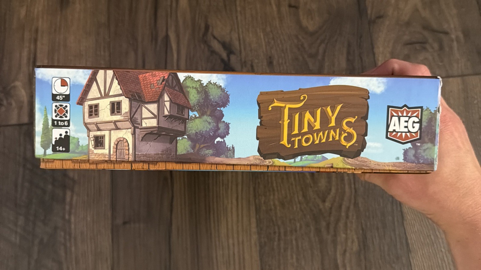 Tiny Towns Board Game Complete Used 2019 Alderac Entertainment Group AEG 7053