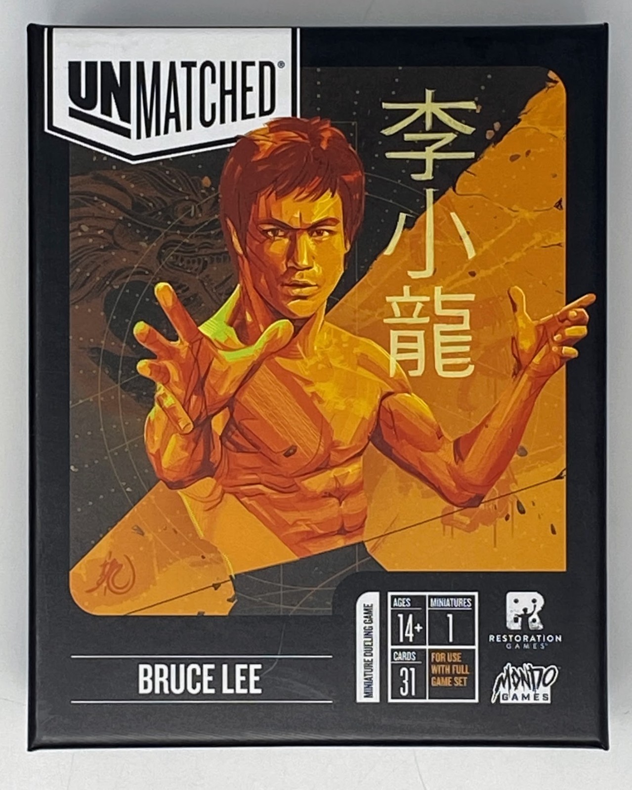 Restoration Games Unmatched: Bruce Lee Expansion – Open Box/Sleeved VG+