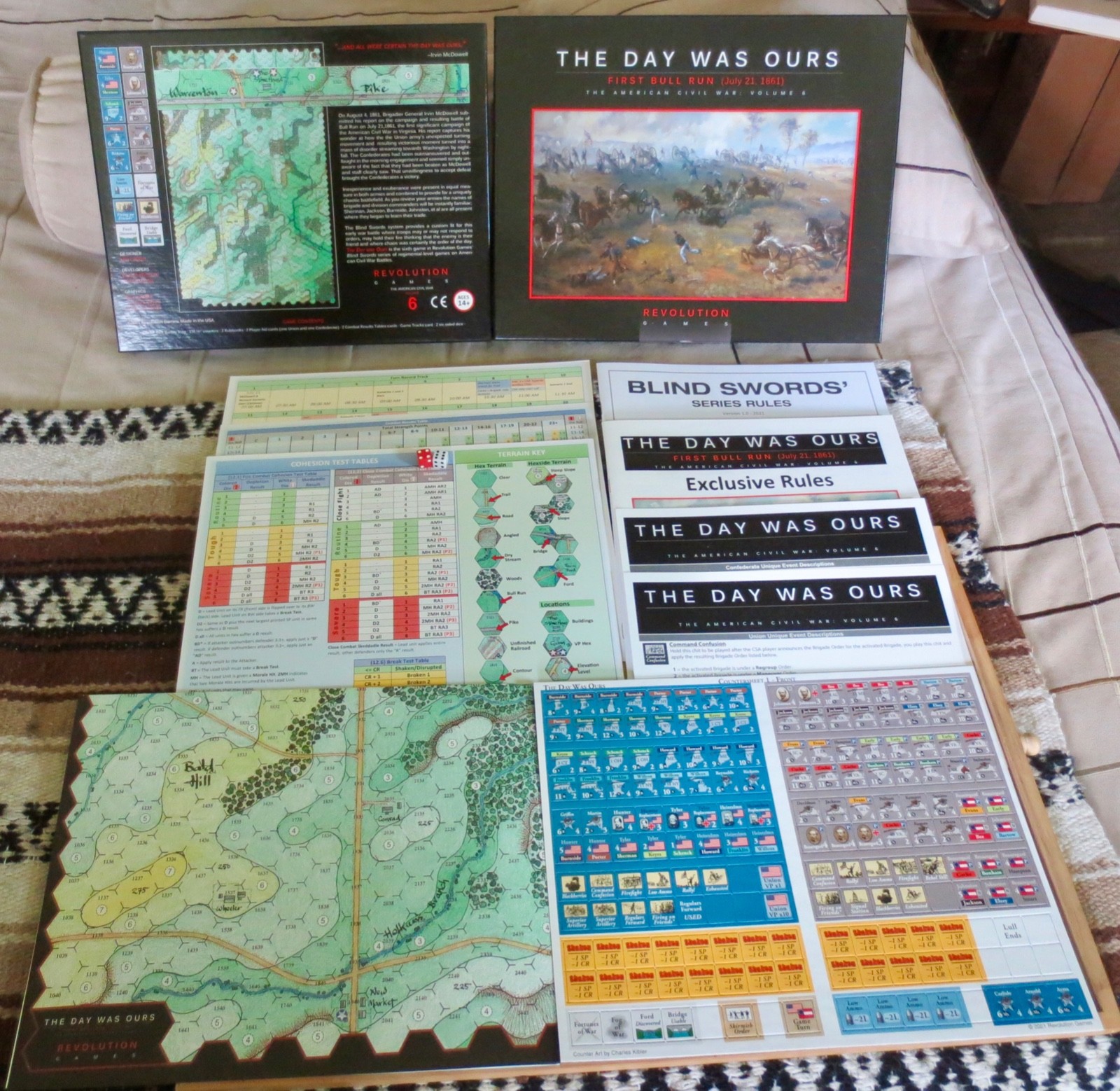 The Day Was Ours: First Bull Run July 21, 1861 Revolution Games 2021 unpunched