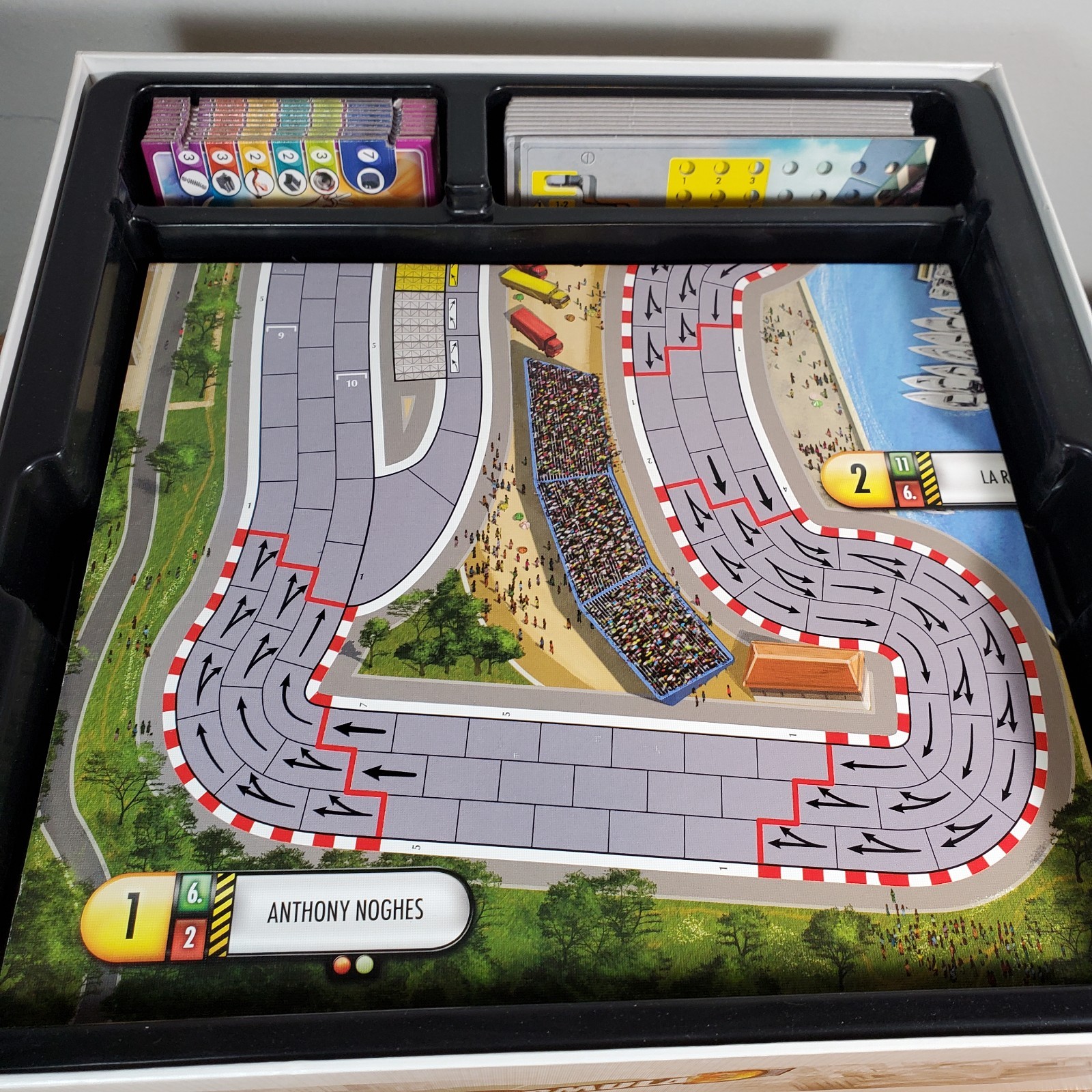Asmodee Formula D Board Game Racing Strategy 2018 2-10 Players Complete