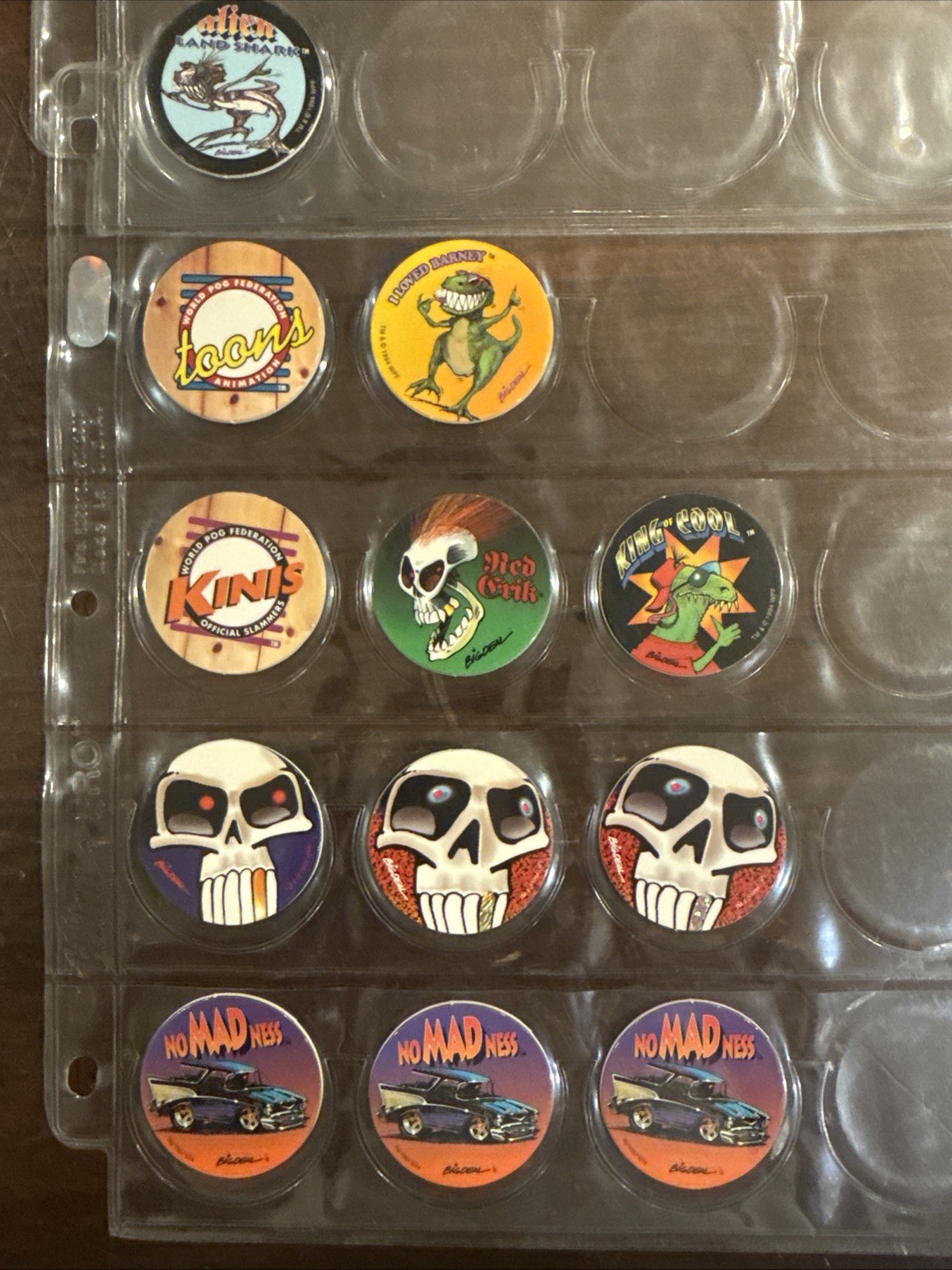 Lot of 78 POGS Branded – 1994 The World Pog Federation Authentic POG Brand WPF
