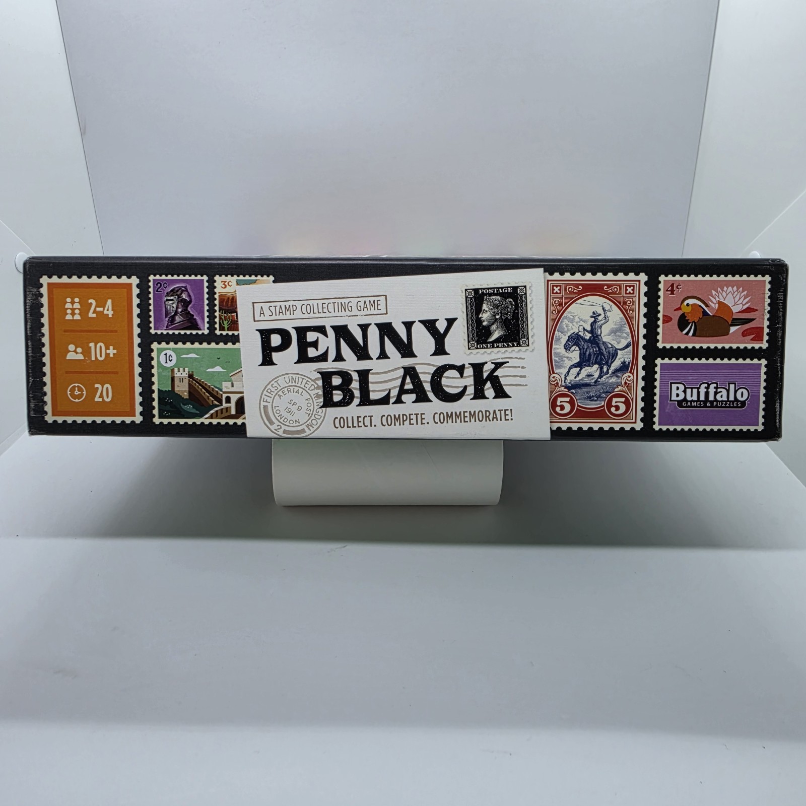 Penny Black Board Game – Buffalo Games Stamp Collecting Strategy – New Sealed