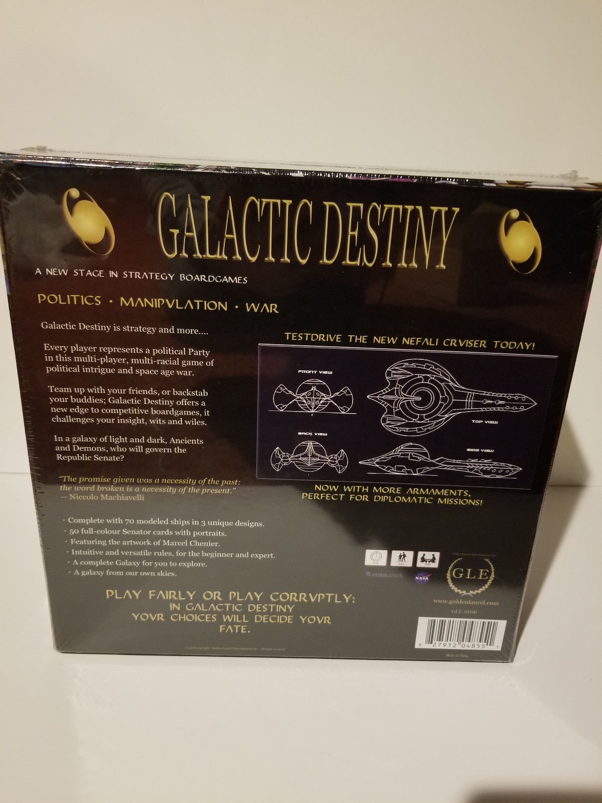 Brand New Galactic Destiny Multi-Player Fast Paced Strategy Board Game GLE10100
