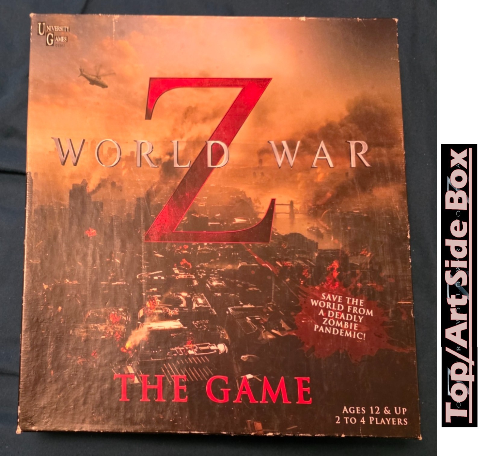 University Games World War Z The Board Game Zombies All Parts Bagged/Sealed
