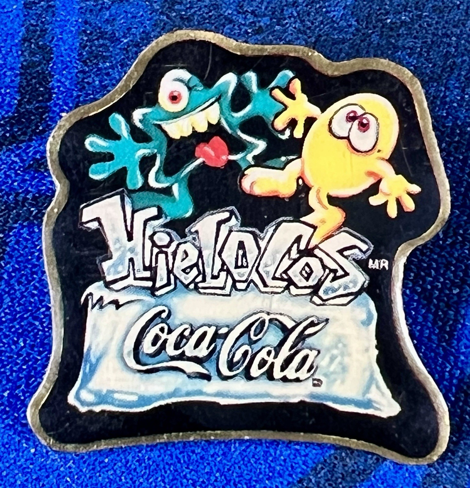 Classic GoGo’s Crazy Bones Hielocos Coca-Cola Eggy Pin – Minor Scuffs