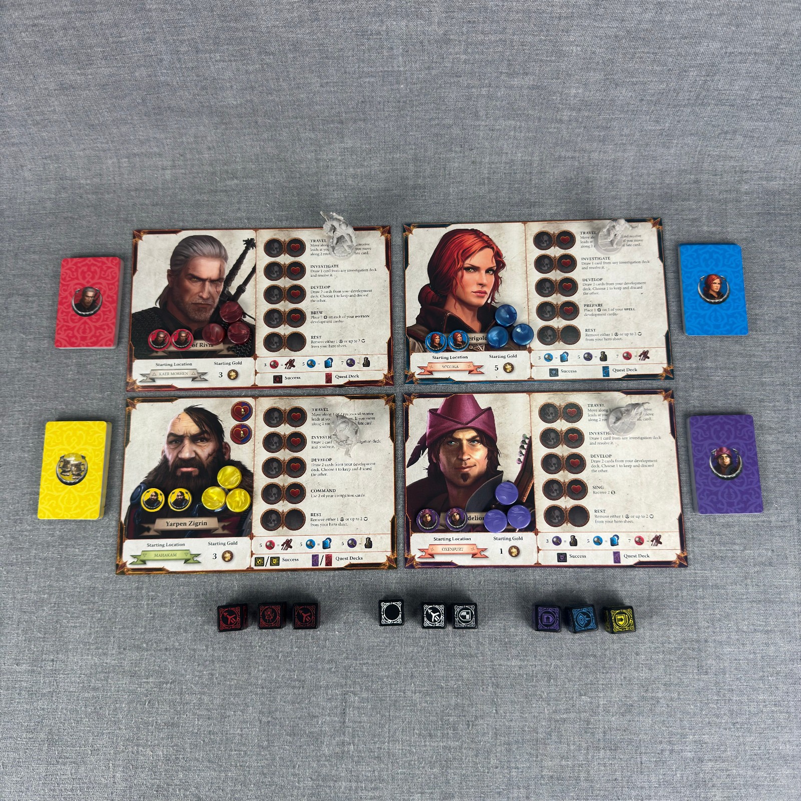 The Witcher Adventure Game Fantasy Flight 2014 Strategy Complete CD Projekt Red