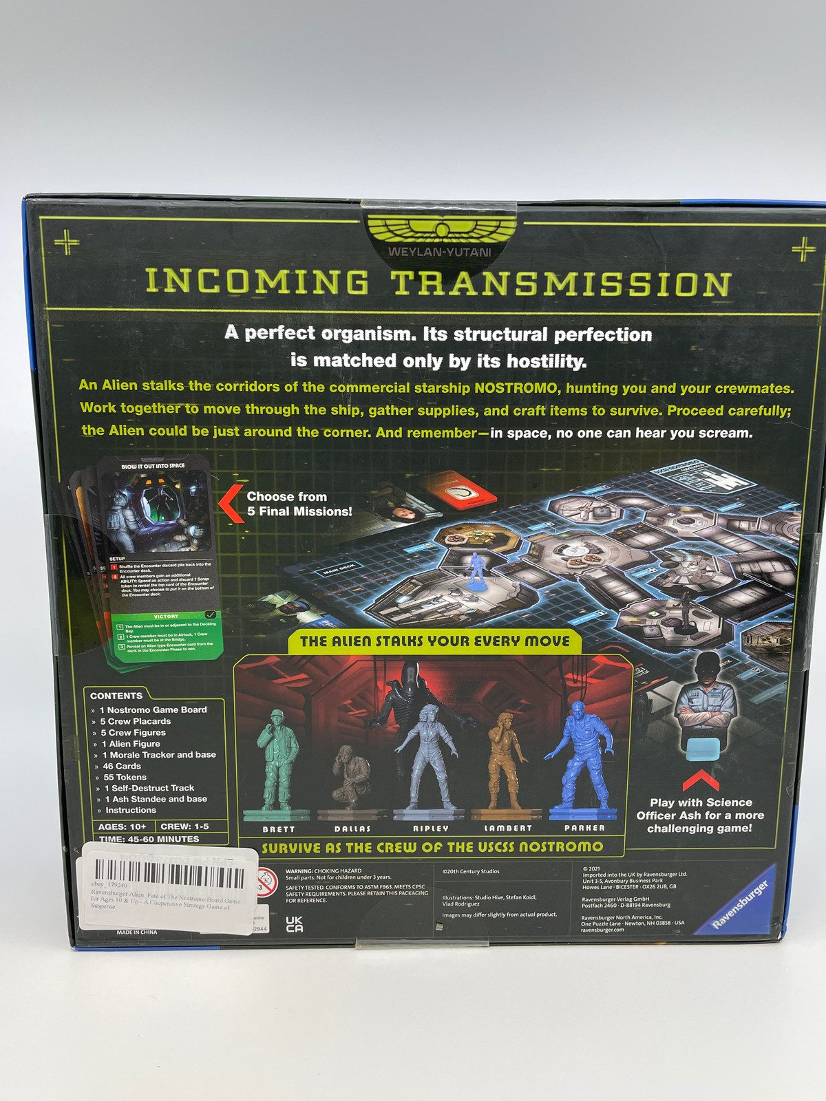 Ravensburger Alien: Fate of The Nostromo Board Game for Ages 10 & Up – A Coopera