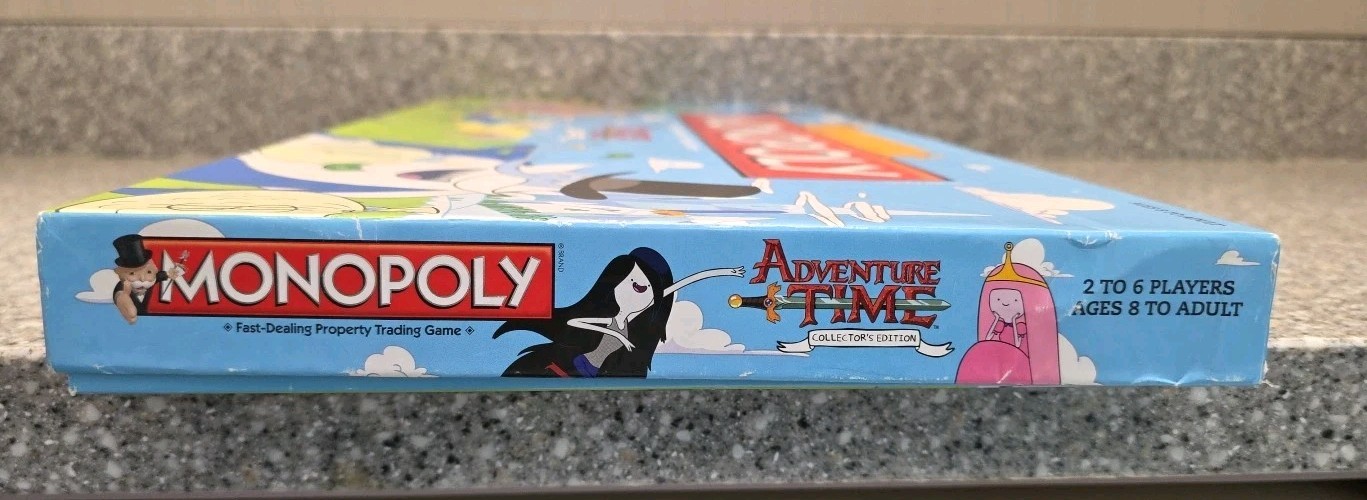 Monopoly Adventure Time Collector’s Edition 2013 Hasbro Complete