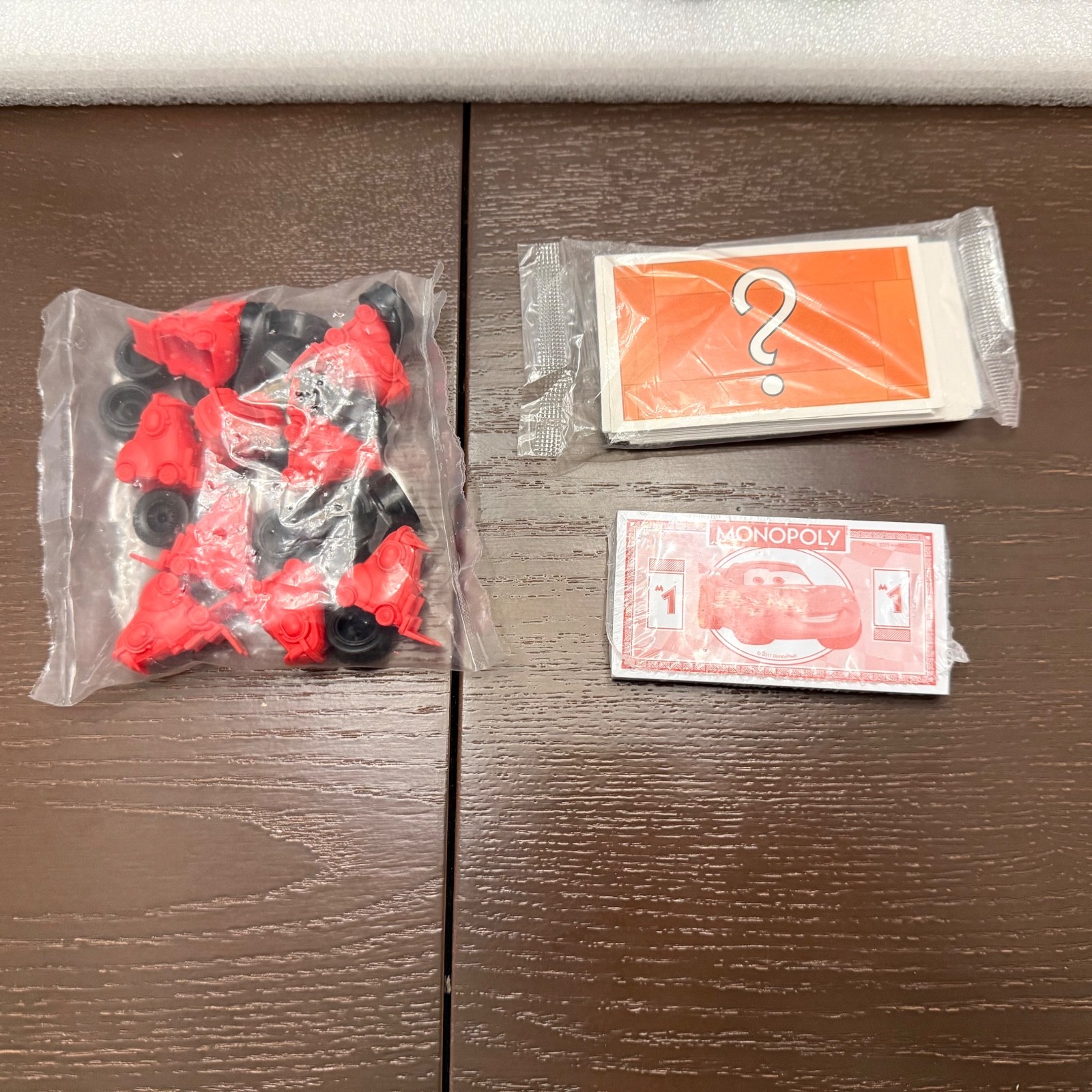 Disney Pixar Cars 2 Monopoly Game Lightning McQueen Racetrack Game New Open Box