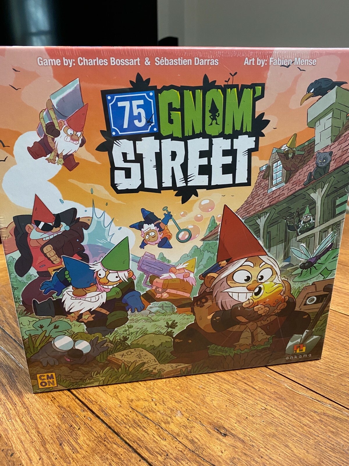 CMON 75 Gnom’ Street Board Game for 2 – 4 Players Ages 14+ Factory Sealed NEW