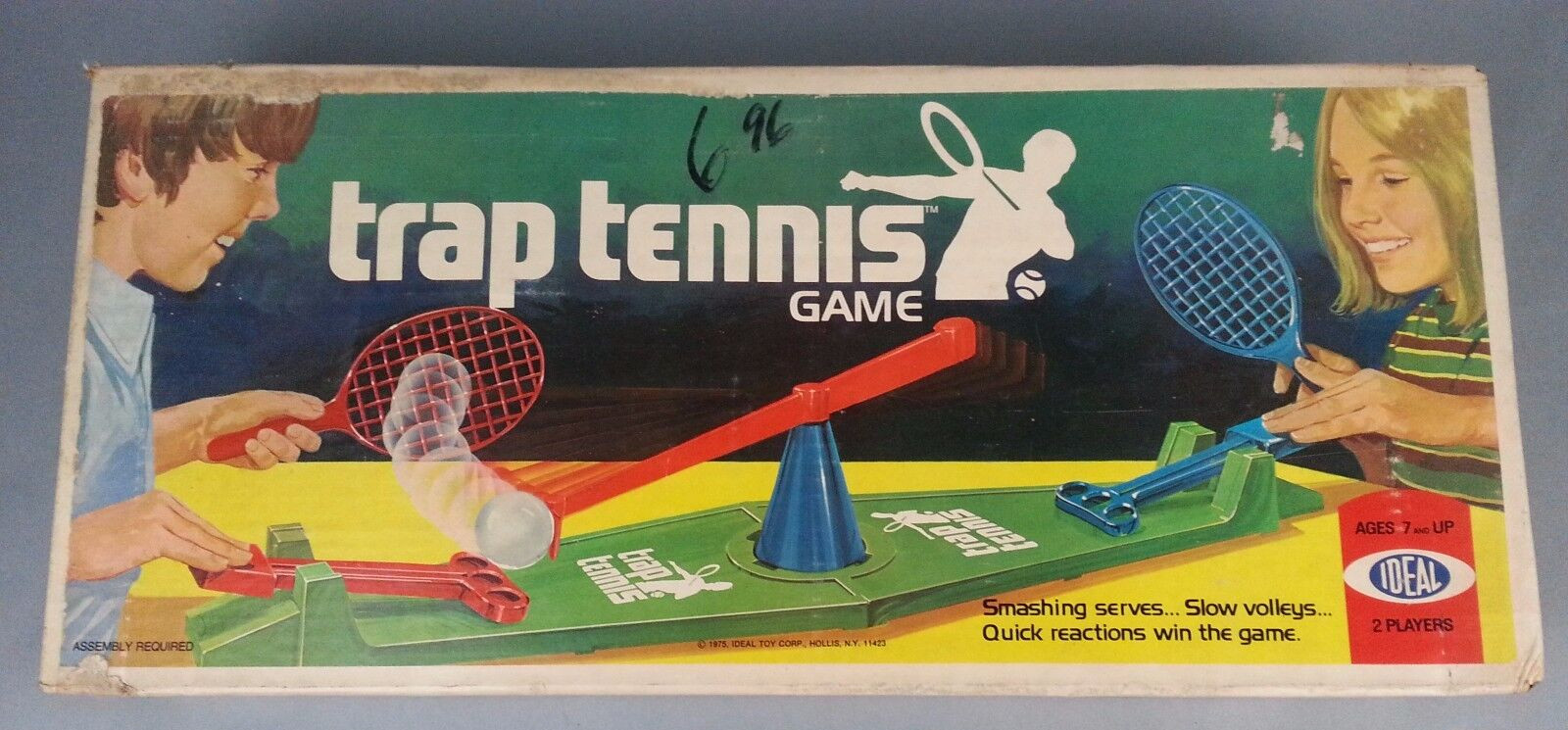 Vintage 1975 Trap Tennis Ideal Smashing Game Of Skill And Action