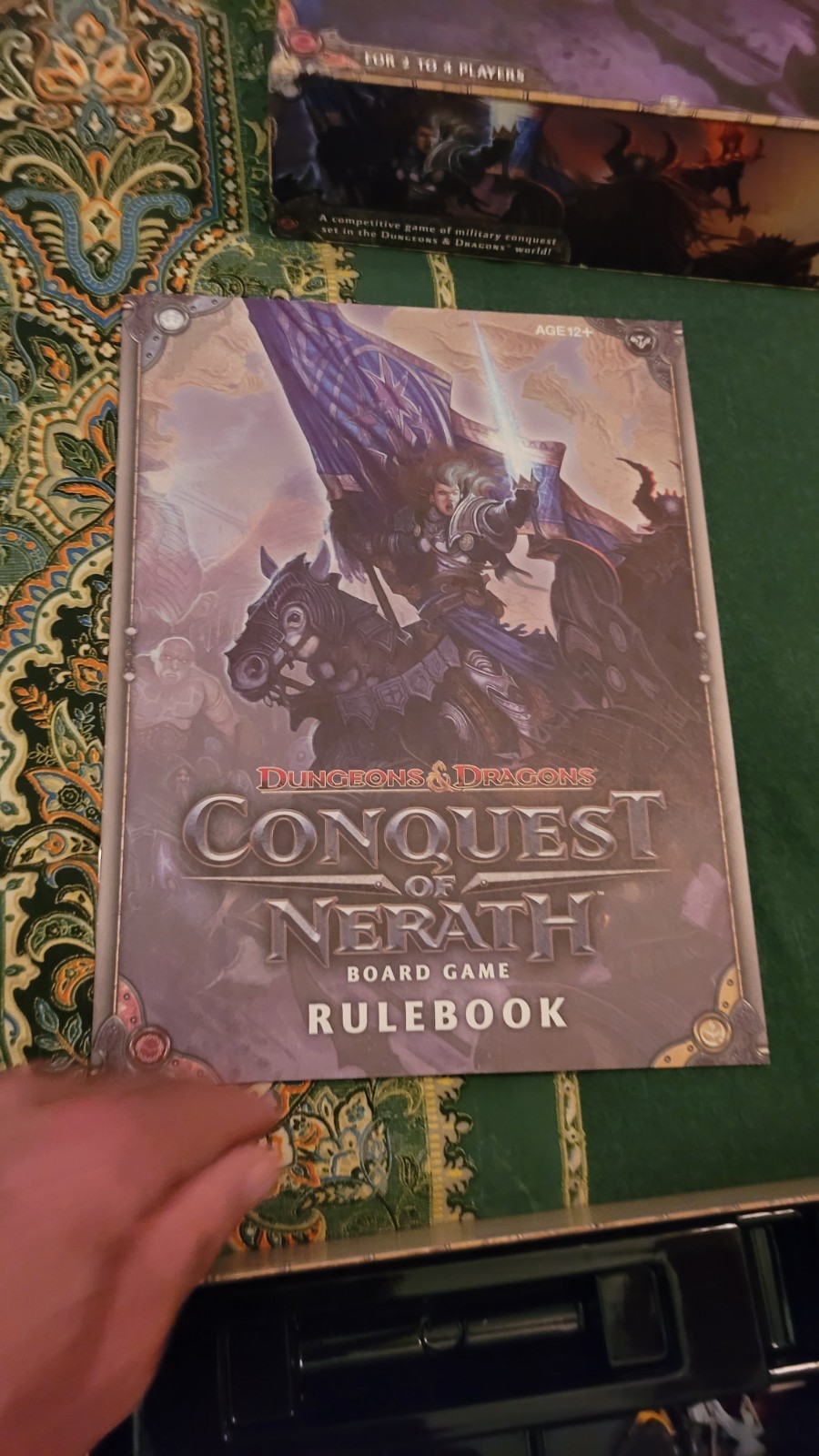 Dungeons and Dragons Conquest of Nerath Board Game, barely touched condition.