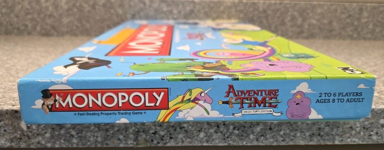 Monopoly Adventure Time Collector’s Edition 2013 Hasbro Complete