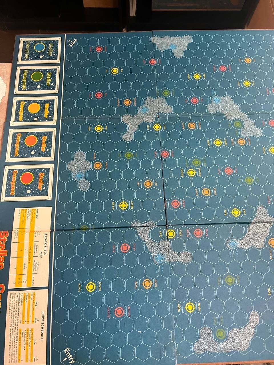 1984 STELLAR CONQUEST The Avalon Hill Game Board Game Company Rare Vintage LV1