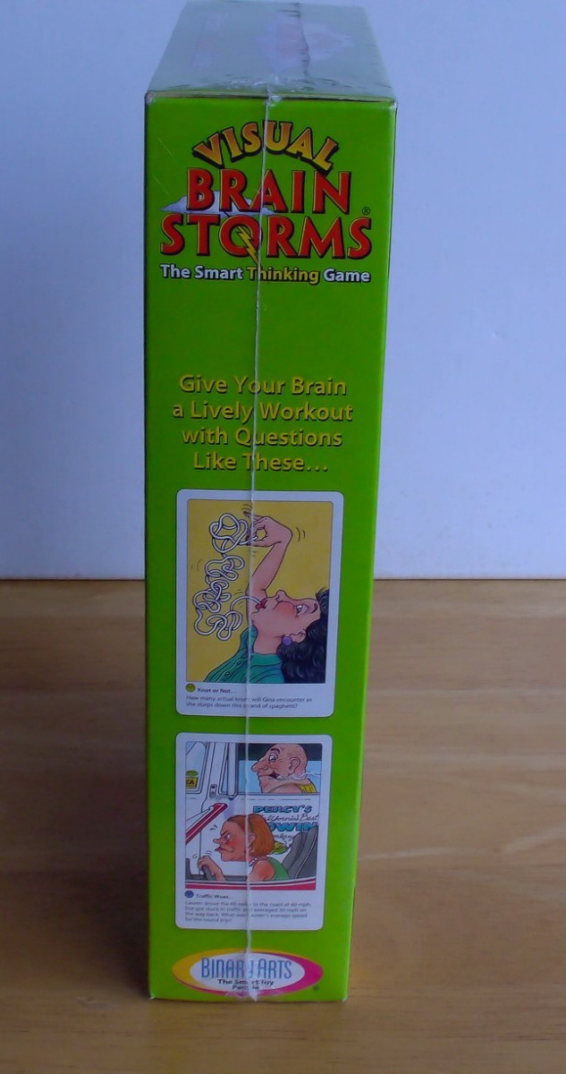 Visual Brain Storms The Smart Thinking Game by Binary Arts #6550 Ages 11 and Up