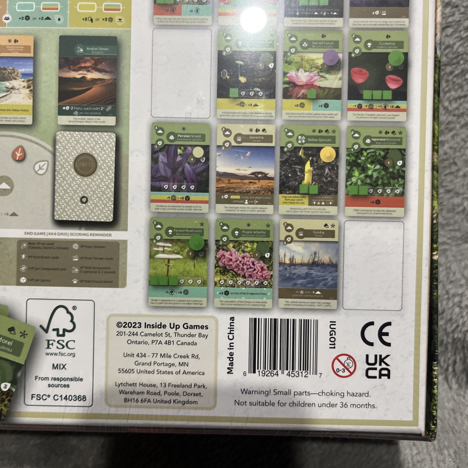 Earth Board Game – Inside Up Games 2023 – Solo Mode And Team Play