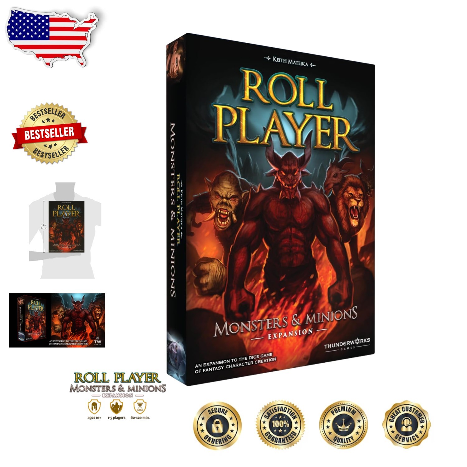 Monsters Minions Expansion for Roll Player – Strategic Fantasy Adventure