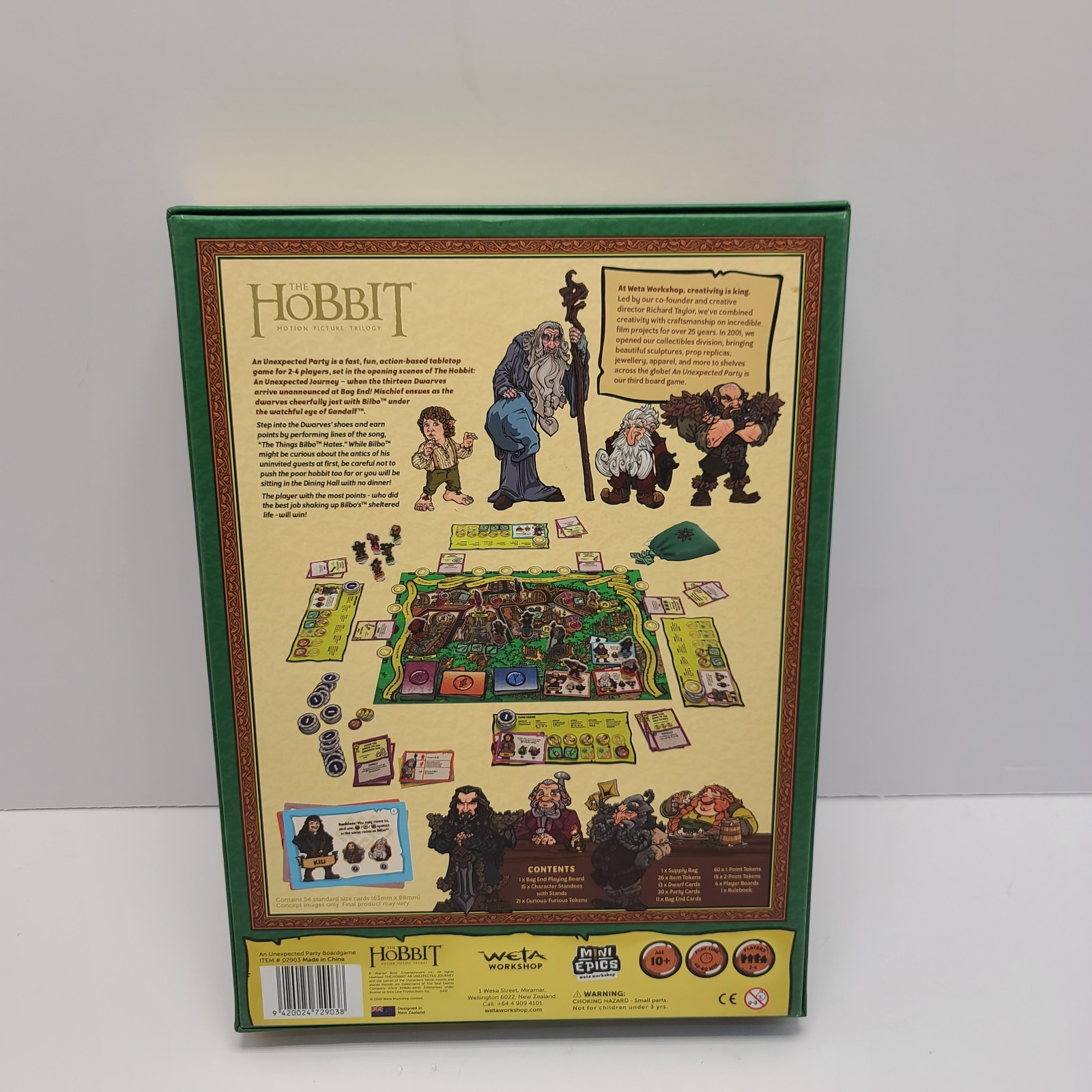 WETA Workshop – The Hobbit Trilogy: An Unexpected Party – The Board Game, *NEW*