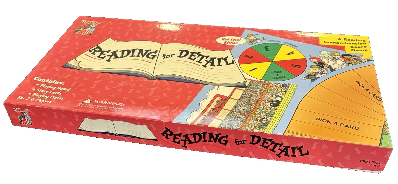 2002 – Learning Well – Reading For Detail – Red Level Edition – Reading Comp.