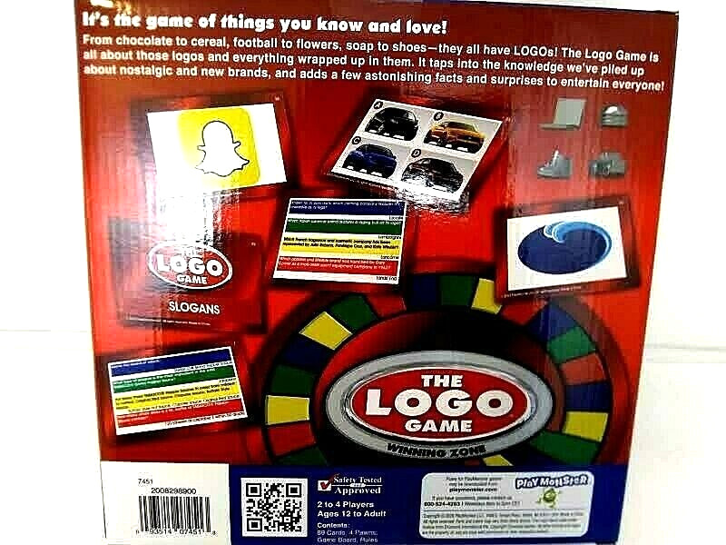 PlayMonster Board Game The Logo Game Test Your Skills 12 And Up IN STOCK NEW