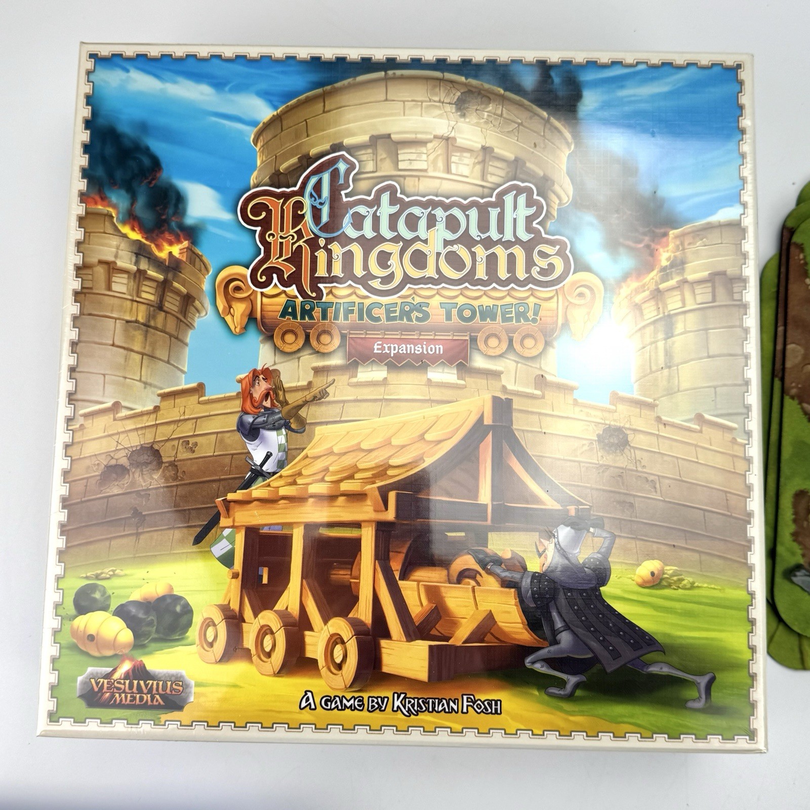 Catapult Kingdoms Kickstarter Bundle With Expansions Artificers & Seige – AS IS