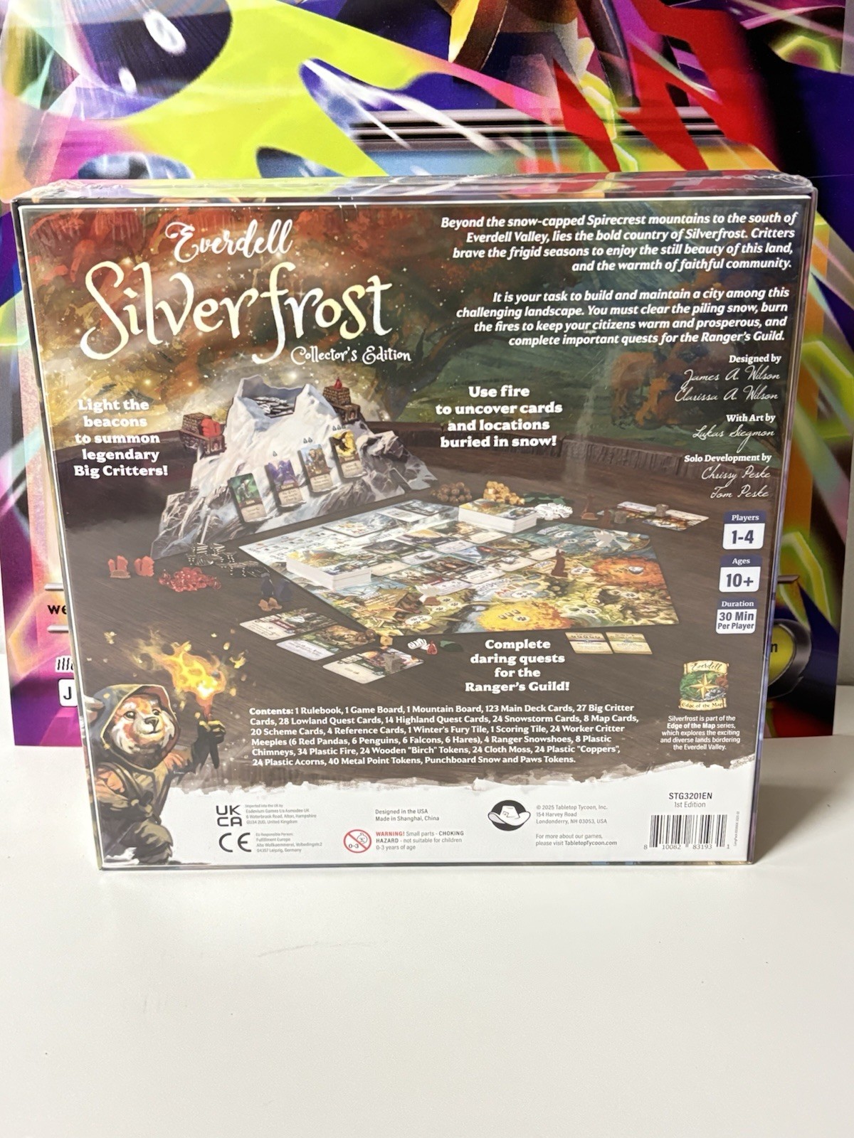 Factory Sealed Brand New Everdell Silverfrost Collector’s Edition W/ Promo Cards