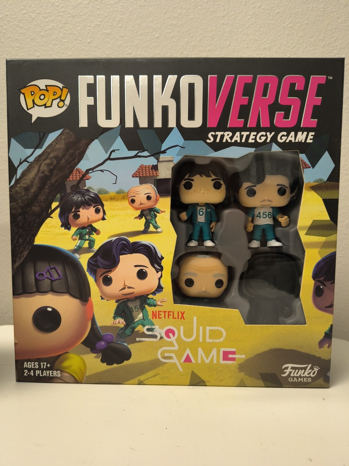 Squid Game Funko Pop FUNKOVERSE game 100 4 Pack with 101 Expansion Pack SEALED