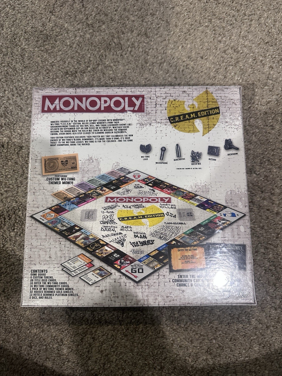 Wu-Tang Monopoly Board Game Sealed
