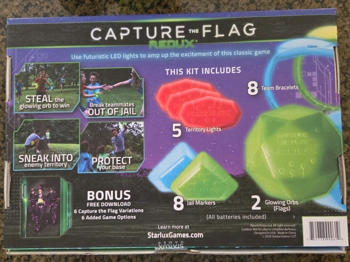 Capture The Flag Redux The Original Glow-in-the-Dark Capture the Flag Game
