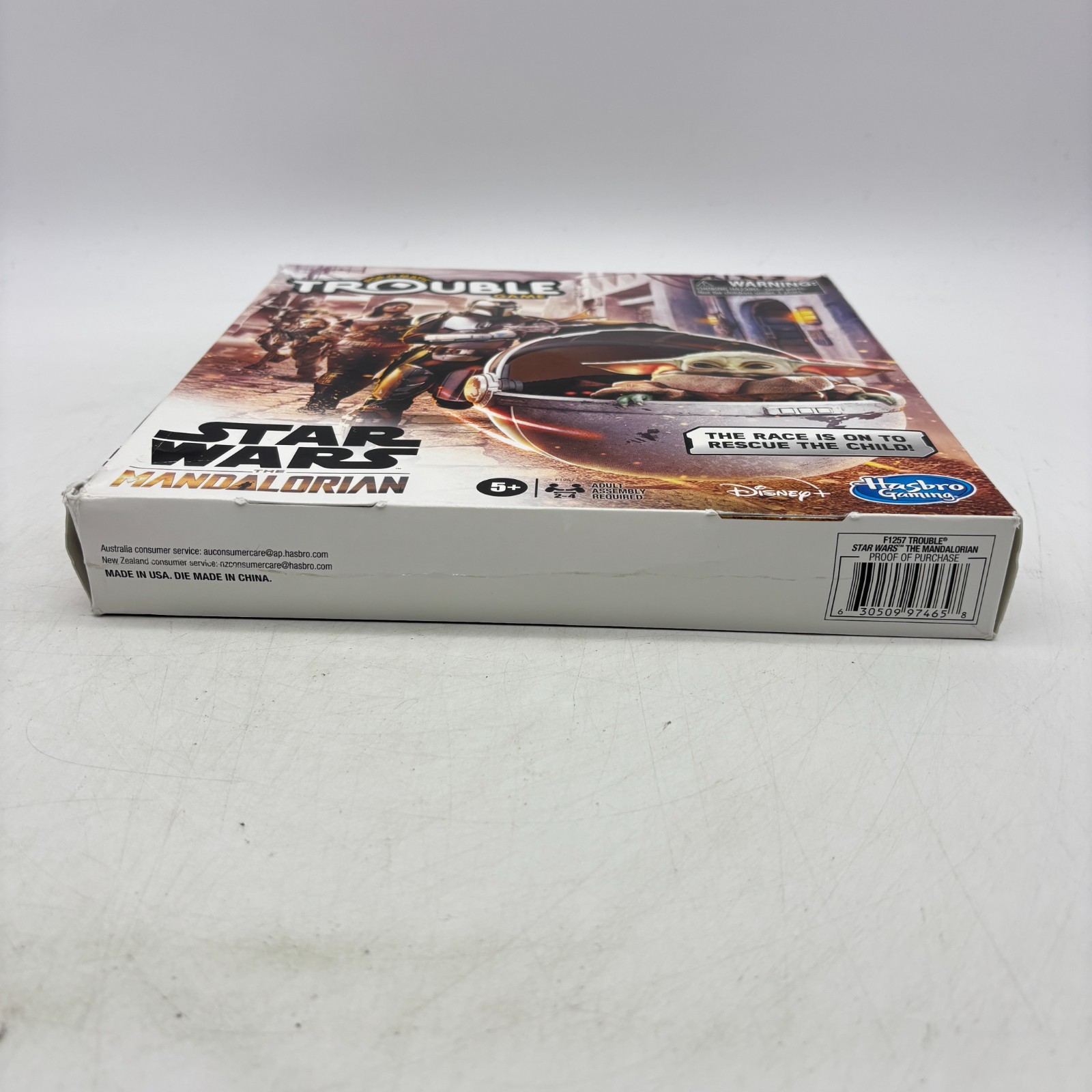 Star Wars The Mandalorian Trouble Game COMPLETE Hasbro 2020 Grogu Pop O Matic