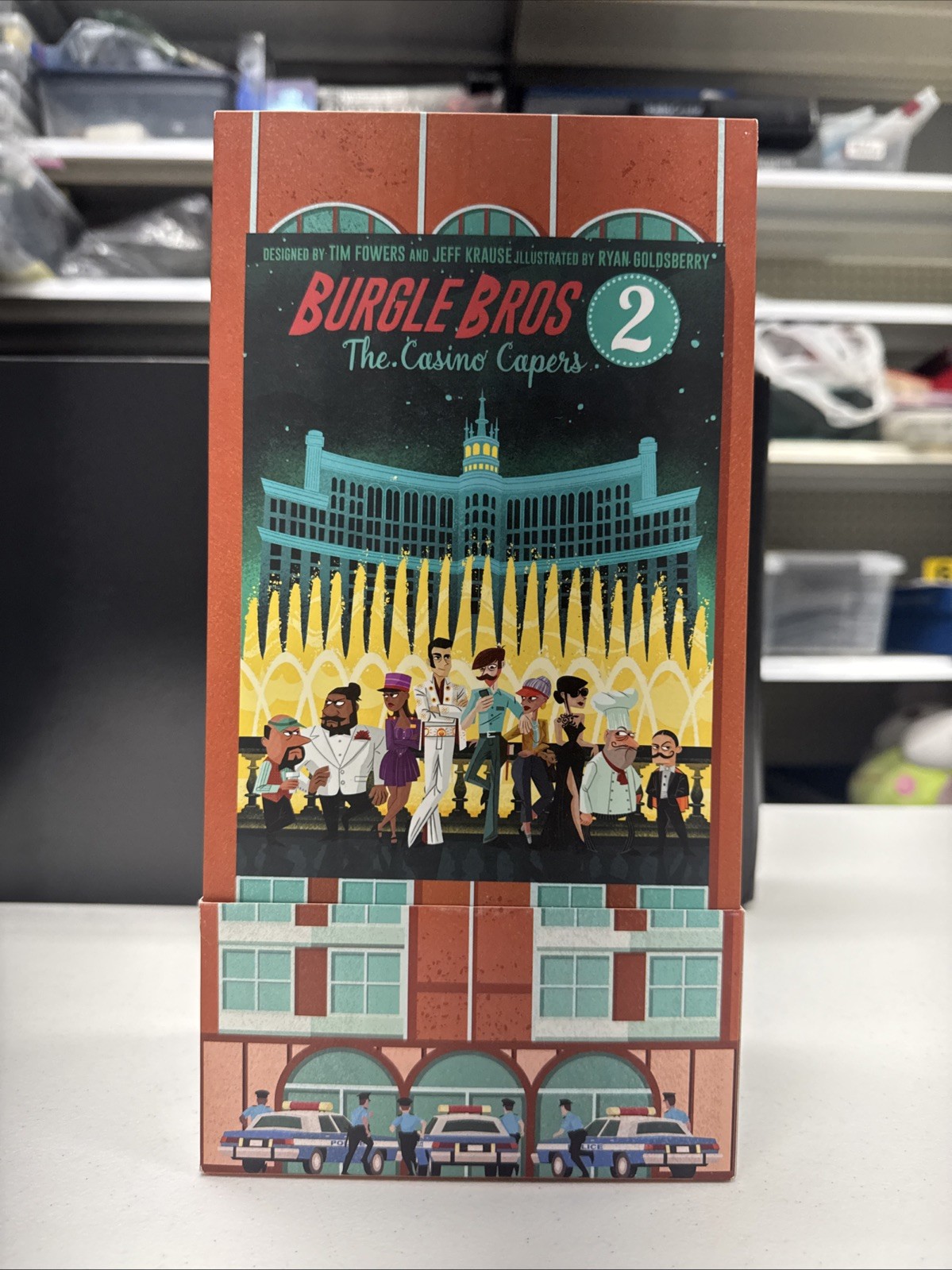 Fowers Games BURGLE BROS 2: THE CASINO CAPERS board game used ng52008