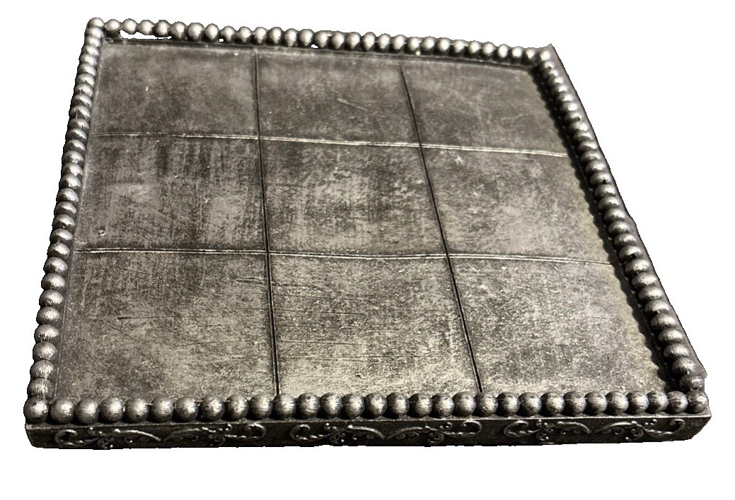 Grandin Road Replacement Base Tray Tic Tac Bones Halloween Cast Metal Game Board