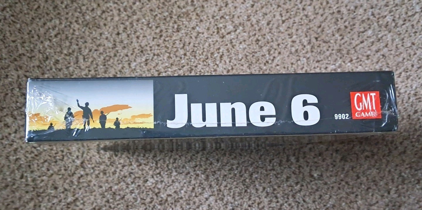 Sealed 1999 GMT Games June 6 D-Day, 1944 #9902 Strategic War Game Dented Box T