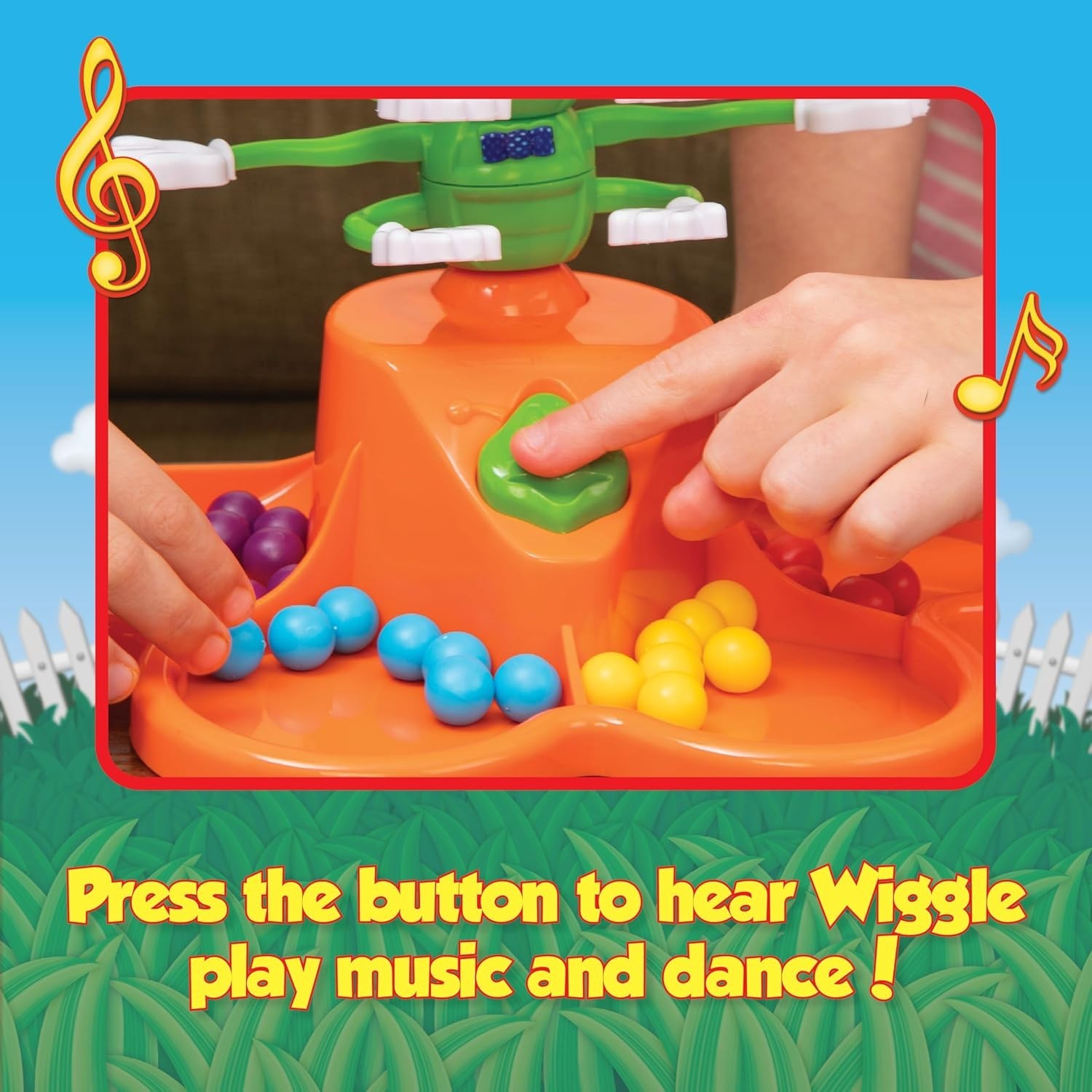 Giggle Wiggle: The Musical Caterpillar Marble Game for Kids Aged 4+, 2-4 Players