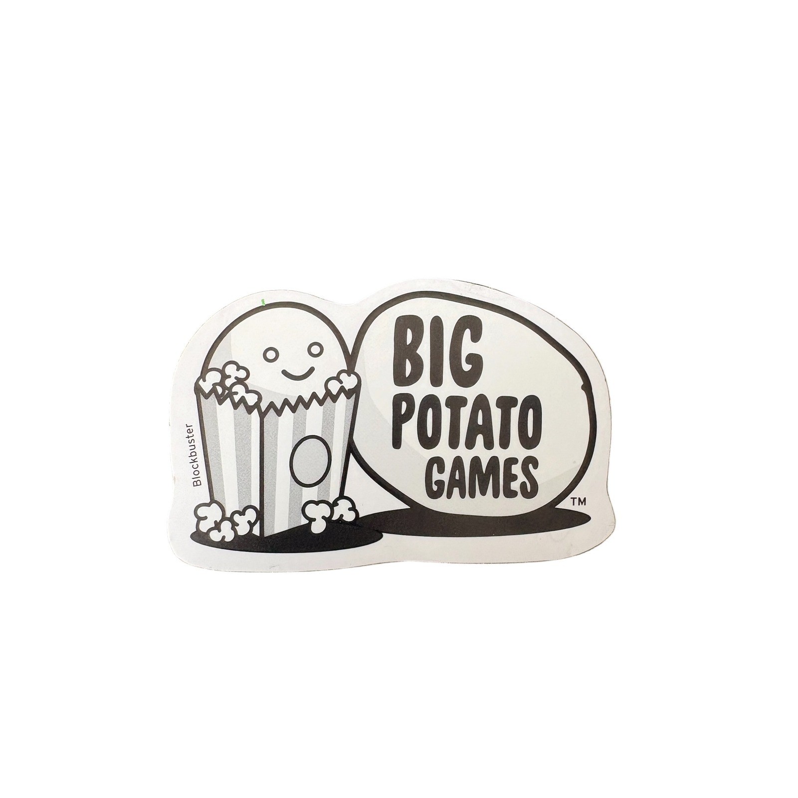 Blockbuster Party Game Big Potato Games Sticker Decal Popcorn Logo Replacement