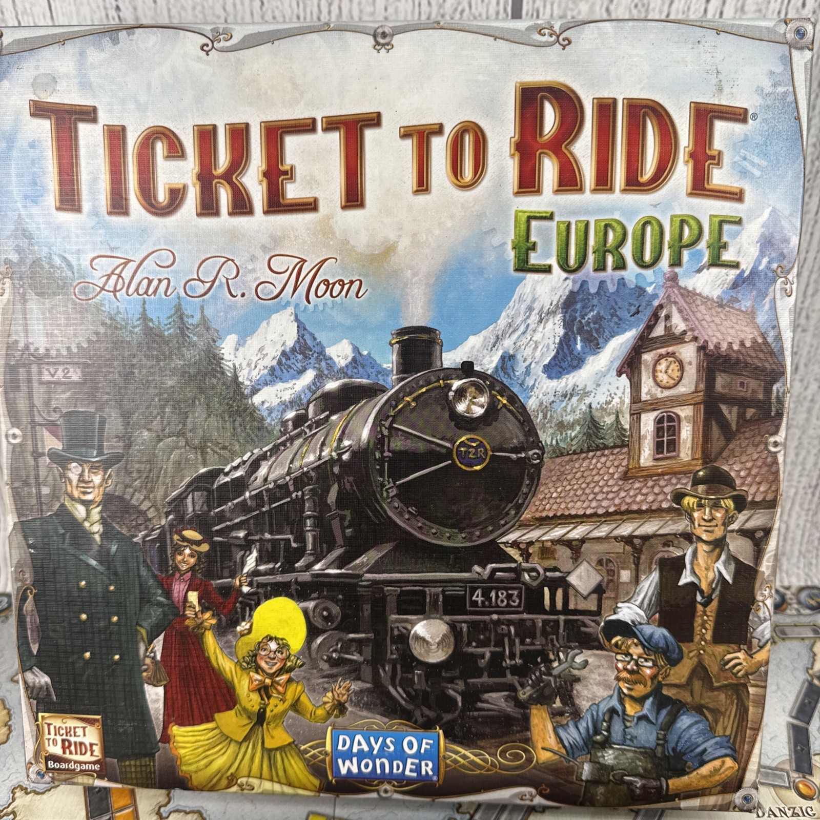 Ticket To Ride Europe Board Game – 100% Complete – 2012 Days of Wonder – Clean