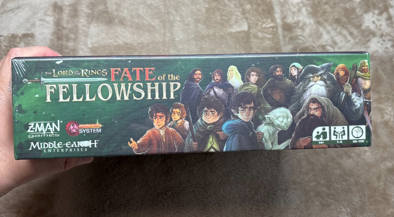 The Lord of the Rings: Fate of the Fellowship Board Game – New / SEALED