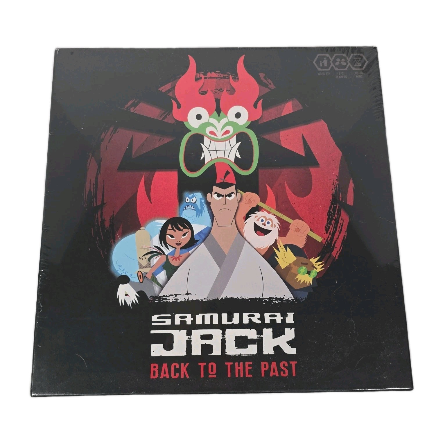 USAopoly Samurai Jack Back To The Past Board Game Cartoon Network Adult Swim