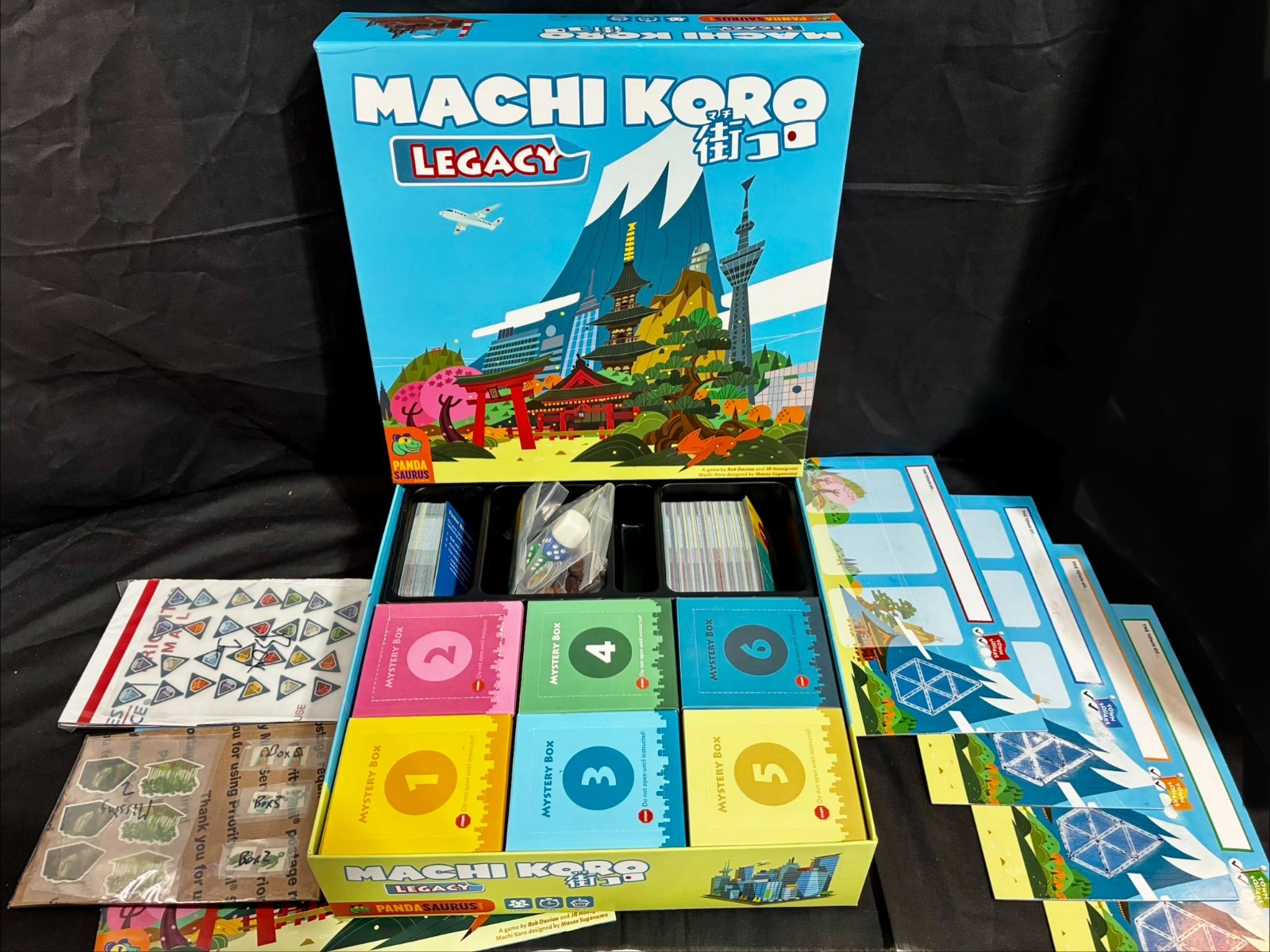 MACHI KORO LEGACY Rare Strategy Board Game 2019 Pandasaurus