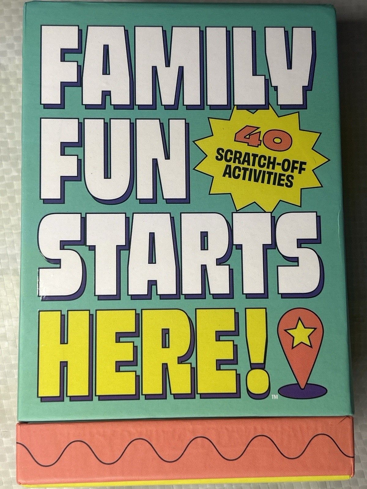 Family Fun Starts Here Scratch-Off Activity Cards DSS Games New Sealed