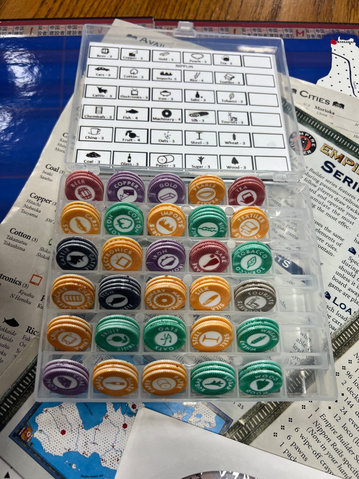 Nippon Rails board game -epic railroading in Japan