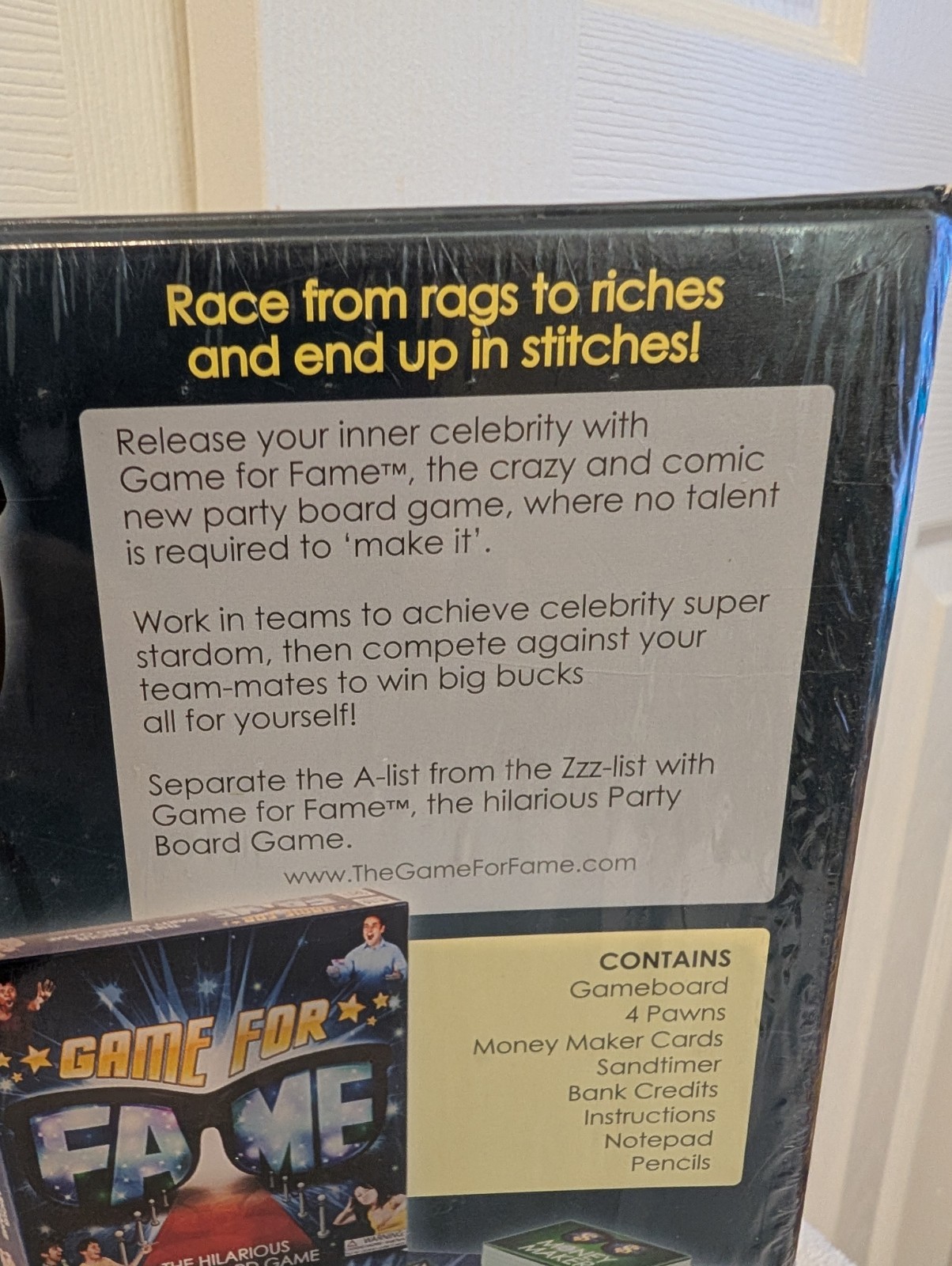 Game For Fame – The Hilarious Party Board Game! Family Fun and Laughter NEW